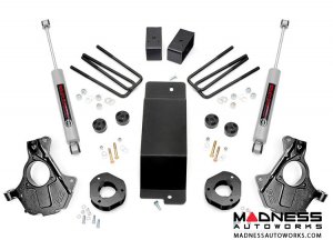 Chevrolet Silverado 1500 4WD Suspension Lift Kit w/ KNUCKLE KIT 4WD - 3.5" Lift - Cast Steel